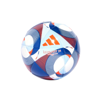 adidas Unisex-Adult Olympics Mini Soccer Ball, White/Solar Red/Clear Sky/Team Royal Blue, 1