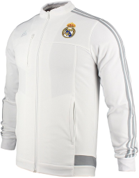 Adidas 2015/16 Real Madrid CF Anthem Jacket [WHITE] (XS)
