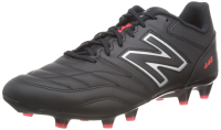 New Balance Men's 442 V2 Team FG Soccer Shoe, Black/White/Red, 10 Wide