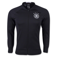 adidas Men's Germany Euro 2016 Anthem Jacket (XX-Large) (Black/White)