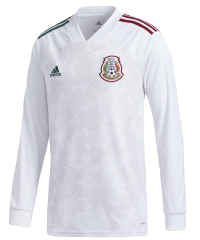 adidas GC7942 Mexico FMF 2020 Away JSY LS 2Extra Large 2XL White