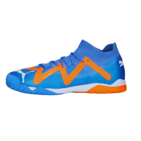 Puma - Mens Future Ultimate Court Shoes, Color Blue Glimmer/Puma White/Ultra Orange, Size: 10 M US