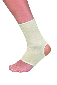 MUELLER ANKLE SUPPORT ELASTIC, BEIGE (SMALL)