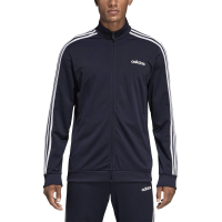 adidas Men’s Essentials 3-stripes Tricot Track Jacket, Legend Ink/White, Large