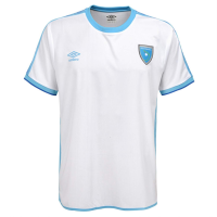 Umbro Men's Guatemala Home 2019 Short Sleeve Soccer Training Jersey Shirt, White Large