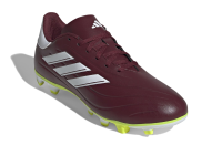 adidas Copa Pure II Club Firm Ground Shadow Red/White/Team Solar Yellow Men's 9, Women's 10 Medium