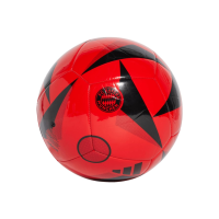 adidas Unisex-Adult FC Bayern Home Club Soccer Ball, Red/Black/Team Power Red, 5