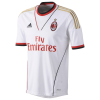 ADIDAS AC MILAN AWAY JERSEY 2013 (White/Dark Gold) X-Large