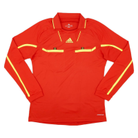 adidas Referee Long Sleeve Jersey (S) Red