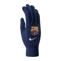 Nike FCB Supporter Knitted Tech Gloves, (L/XL, Loyal Blue/White)
