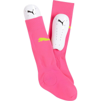 PUMA Closed Toe Youth Shin Guards Youth. (Pink, L/XL)