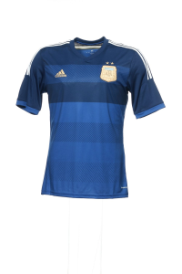 Adidas Argentina World Cup 2014 Away Jersey (MEDIUM/ADULTS, PRIINK/COLNAV/LGFOGO)