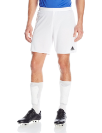 adidas unisex-child Standard Parma 16 Shorts, White/Black, Small
