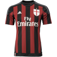 adidas AC Milan Home Jersey 15/16 (RED/Black) (XXL)