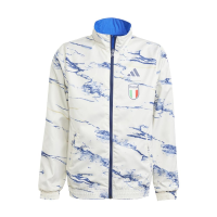 adidas Italy Anthem Jacket Kids', Blue, Size S