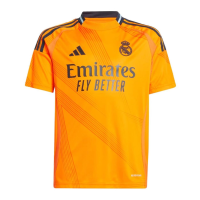adidas Real Madrid Youth Away Jersey 2024/25 (US, Alpha, Large, Regular, Crew Orange)