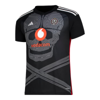 adidas Orlando Pirates Men's Home Jersey 23/24 (US, Alpha, Medium, Regular, Regular) Black