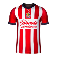 PUMA Chivas Men's Authentic Home Jersey 2022/23 (US, Alpha, XX-Large, Regular, Regular, Red)
