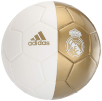 adidas Real Madrid Mini Soccer Ball, Black, 1