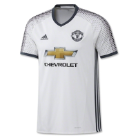 Adidas Youth Manchester United Soccer Jersey White 3rd Kit MSRP $70 (L)