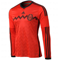 adidas Mexico Away Soccer Jersey Long Sleeve (L)