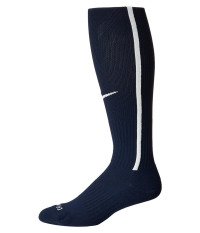 Nike Vapor III Over-the-Calf Team Socks College Navy/Football White MD (Men's Shoe 6-8, Women's Shoe 6-10)