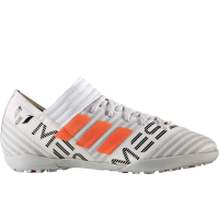 adidas Boys' Nemeziz Messi Tango 17.3 Turf Soccer Shoe (White/Orange)