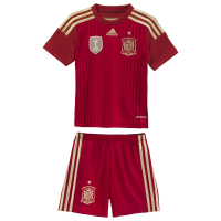 adidas Spain Home Soccer Toddler MiniKit- World Cup 2014 (2T) Red