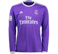 adidas Men's Real Madrid Away 2016/17 Long Sleeve Jersey (Medium)