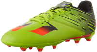 adidas Performance Messi 15.3 J Soccer Cleat (Little Kid/Big Kid), Semi Solar Slime/Solar Red/Black, 10.5 M US Little Kid