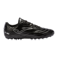 Joma Numero-10 22 Artificial Grass Soccer Shoes (Black, US Footwear Size System, Adult, Men, Numeric, Medium, 12)