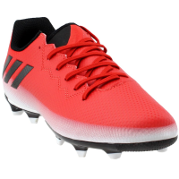 adidas Performance Kids' Messi 16.3 J Firm Ground Soccer Cleat, Red/Black/White, 1.5 M US Little Kid
