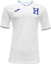 Joma Honduras National Team Home Jersey 2021-2022 Officially Licensed Short Sleeve (X-Large) White