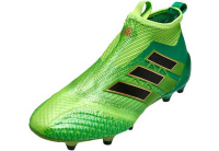 adidas Kid's ACE 17+ PURECONTROL FG J Soccer Cleats (Sz. 5) Solar Green