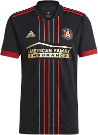 adidas 2021-22 Atlanta United FC Home Jersey - Black-Red 2XL