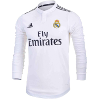 adidas Real Madrid Home Youth Soccer Jersey 2018-19 (L) White