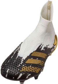 adidas Predator Mutator 20+ FG Soccer Cleats (Men's) (White/Gold/Black) Size: 10
