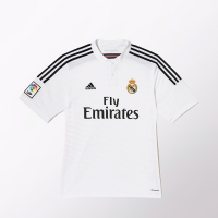 Real Madrid Home Jersey 2014 / 2015 (2 EXTRA LARGE/ADULTS, WHITE/BLACK/BLAPNK)
