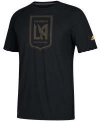 adidas Los Angeles Football Club LAFC Men's Ultimate Performance Black T-Shirt (XX-Large)