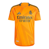adidas Real Madrid Men’s Authentic Away Jersey 2024/25 (US, Alpha, X-Large, Regular, Regular, Crew Orange)