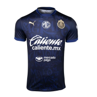 PUMA Chivas Men's Alternative Third Jersey 2024/25 (US, Alpha, XX-Large, Regular, Regular, Navy)