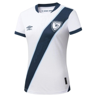 Umbro Guatemala Home Women's Stadium Soccer Jersey 25/26 (US, Alpha, X-Large, Regular, Regular, White-Blue)