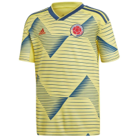 adidas Youth Colombia Home Jersey 2019-LIGHT Yellow/Night Marine (YXS)