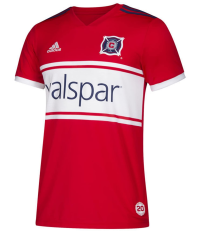 adidas MLS Chicago Fire 7417AFW9AZNCFI Men's Replica Jersey, Small, Scarlet