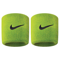 Nike Swoosh Wristbands (Atomic Green/Black, Osfm)