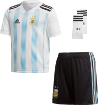 adidas Soccer Argentina Home Kids Unisex Mini Kit (3T)