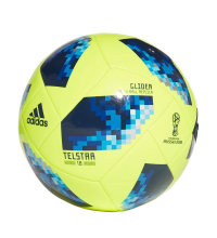 adidas World Cup Glider Soccer Ball Yellow/Blue/Royal 5