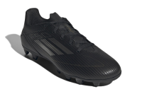 adidas Unisex F50 Club Flexible Ground Sneaker, Black/Iron Metallic/Gold Metallic, 8.5 US Men