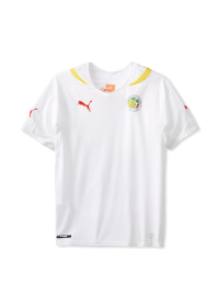 Puma Men's Senegal Home Replica Soccer Jersey, White, XX-Large
