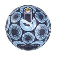 Puma Chivas Culture+ Soccer Ball - Officially Licensed, 32-Panel Design, Machine Stitched, Printed Team Crest, Metallic Holographic Finish, Size 5